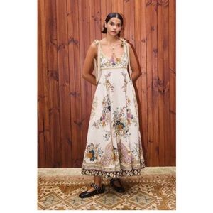 Alemais Antoinette Ballet Linen Sundress Size 2